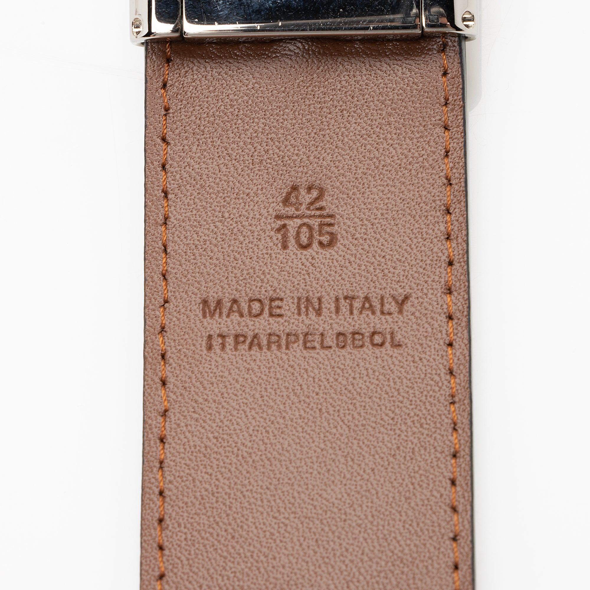 Burberry Leather Reversible TB Monogram Belt - Size 42 / 100 (SHF-22752)