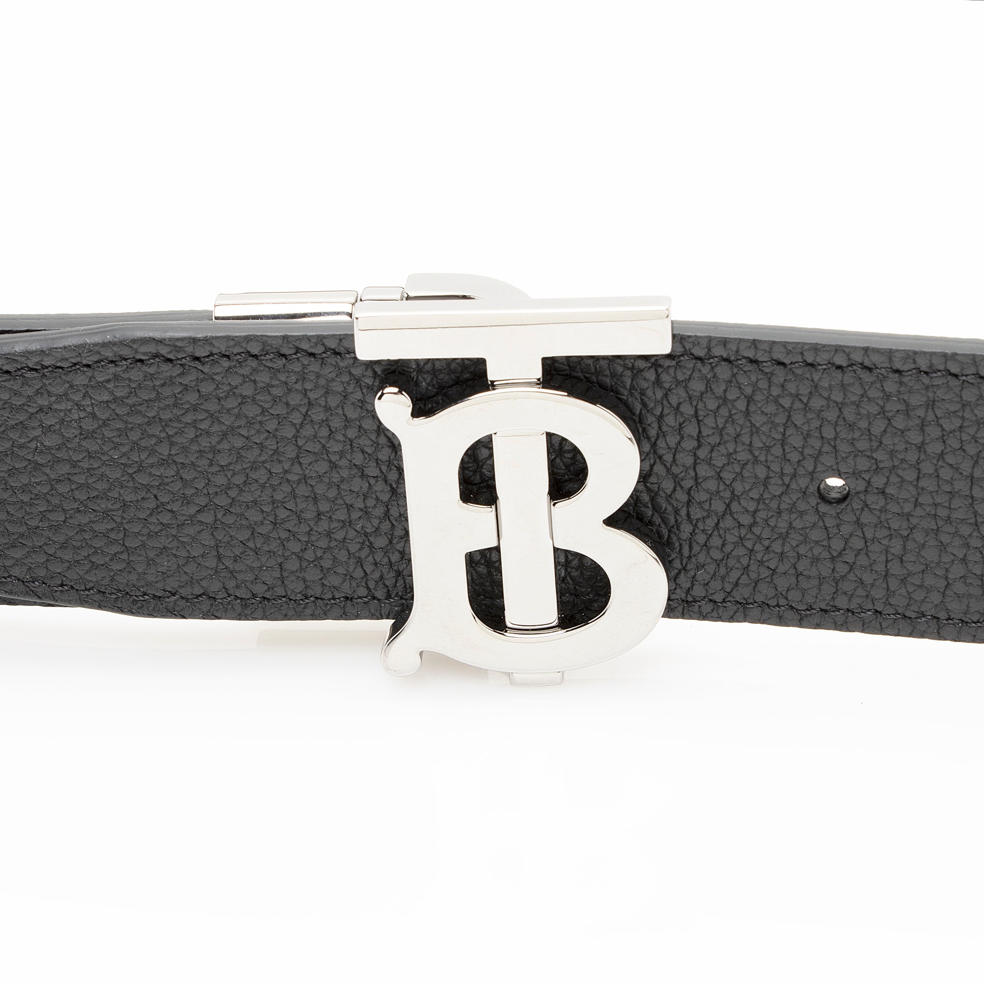 Burberry Leather Reversible TB Monogram Belt - Size 42 / 105 (SHF-23855)
