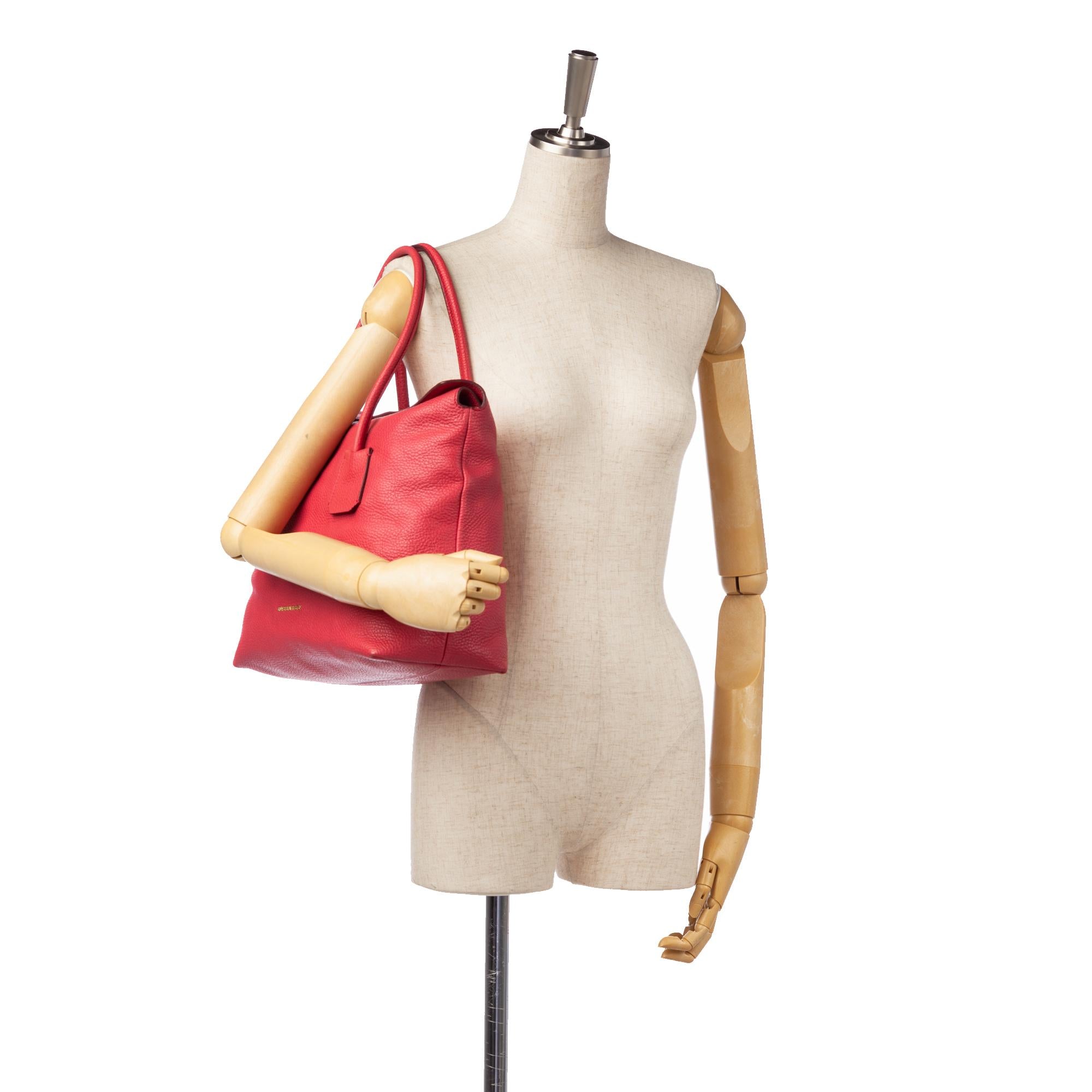 Burberry Leather Shoulder Bag (SHG-23938)