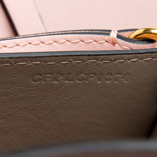 Burberry Leather Small Bucket Bag (SHF-11585)