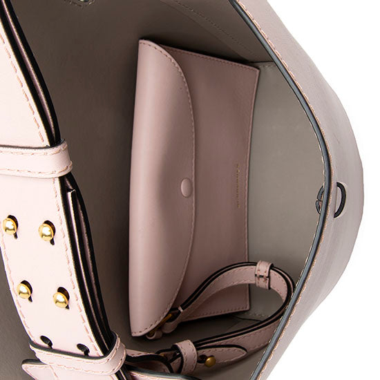 Burberry Leather Small Bucket Bag (SHF-11585)