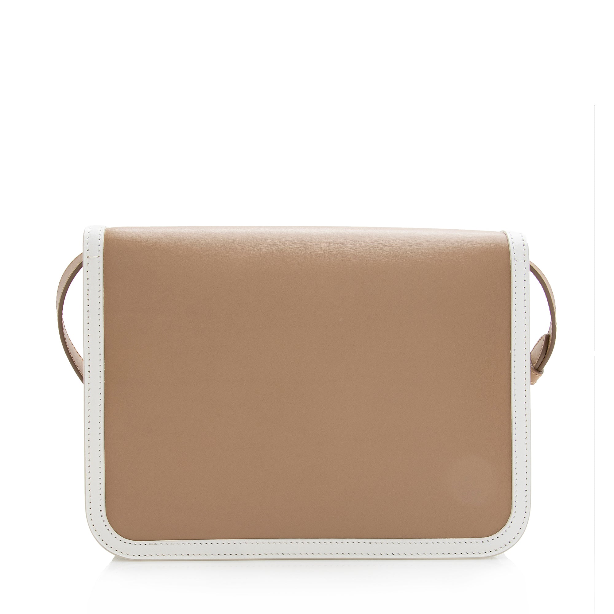 Burberry Leather TB Flap Medium Shoulder Bag (SHF-22177)