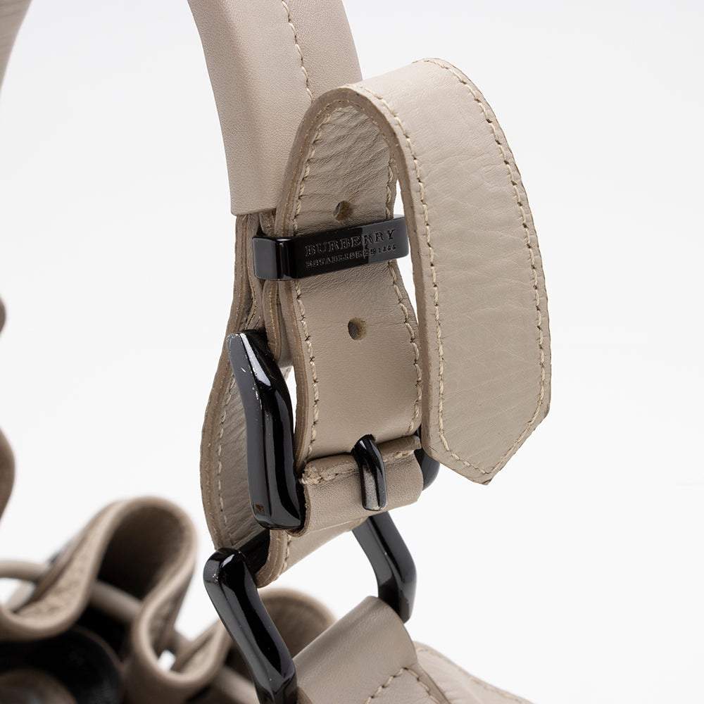 Burberry Leather Warrior Hobo (SHF-16558)