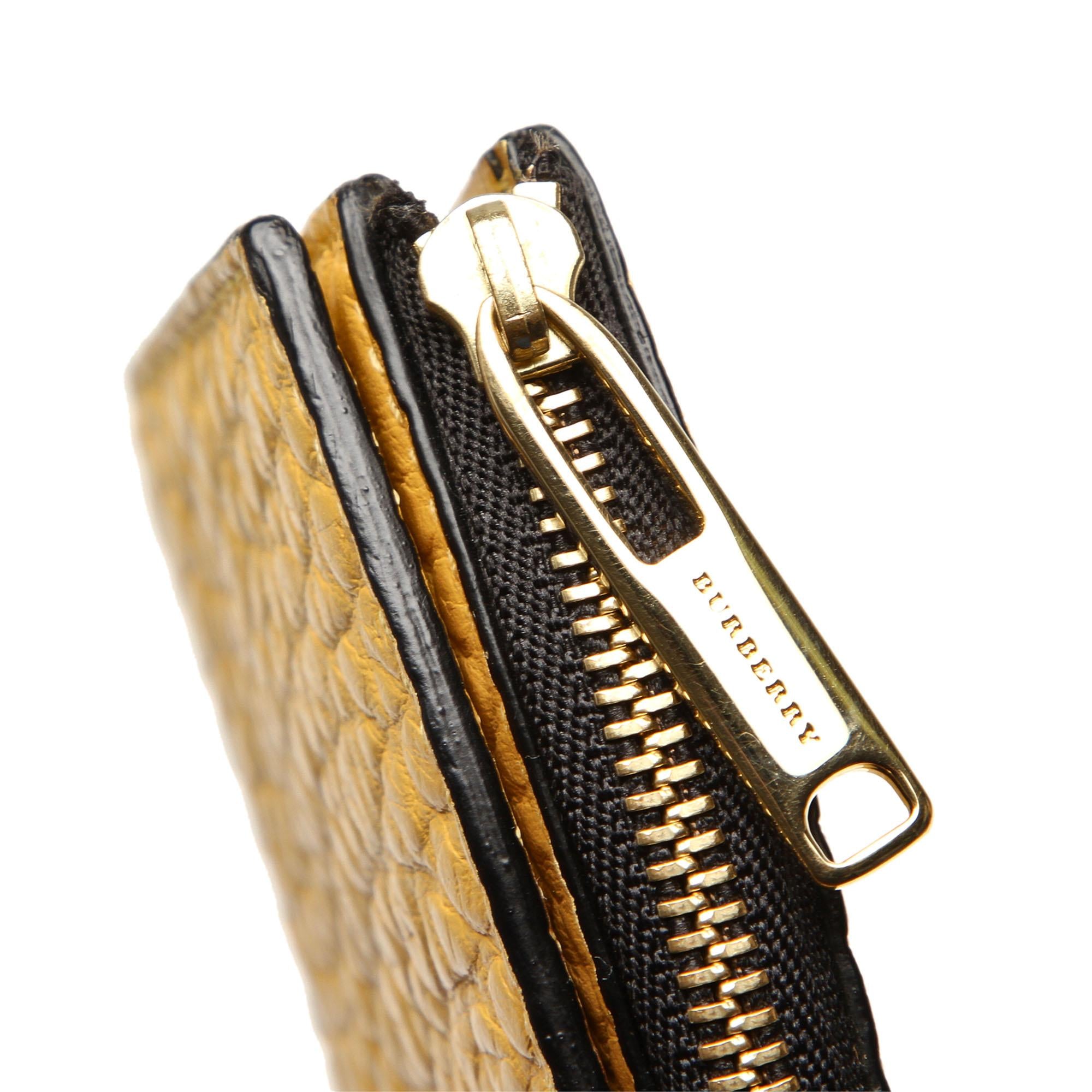 Burberry Madison Leather Long Wallet (SHG-15137)