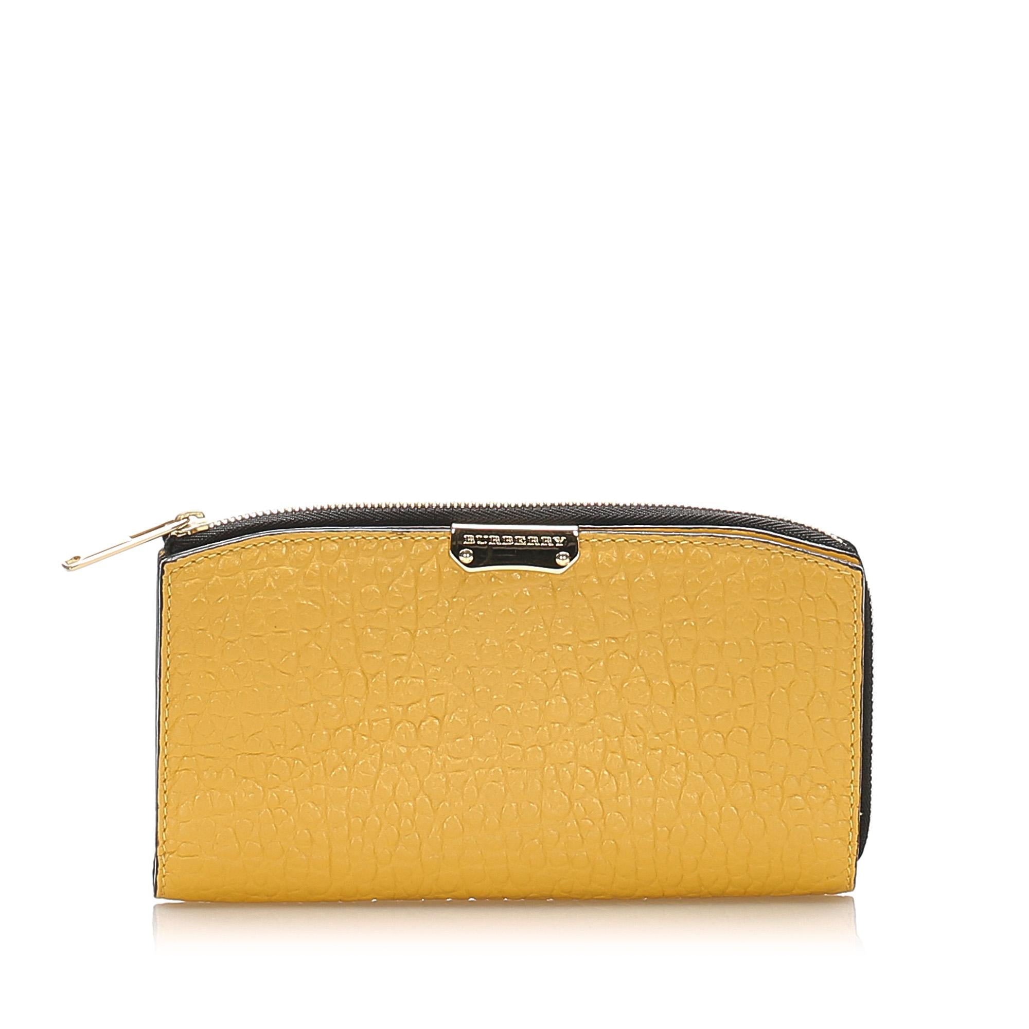 Burberry Madison Leather Long Wallet (SHG-15137)