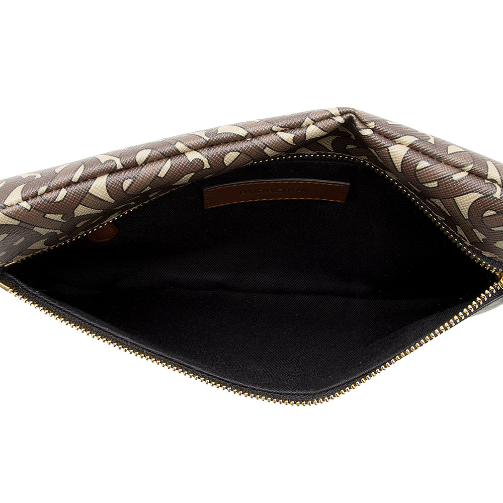 Burberry Monogram TB One Handle Pouch (SHF-18651)