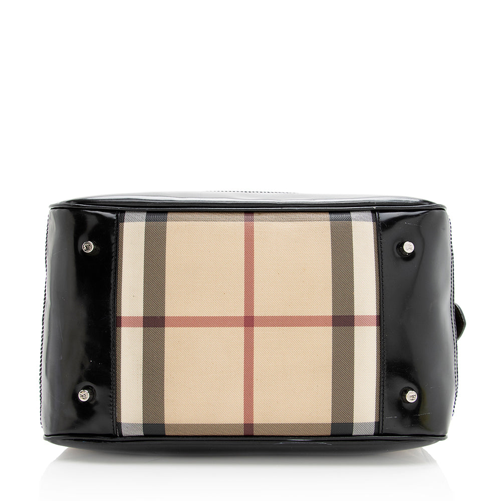 Burberry Nova Check Chester Small Satchel (SHF-19134)