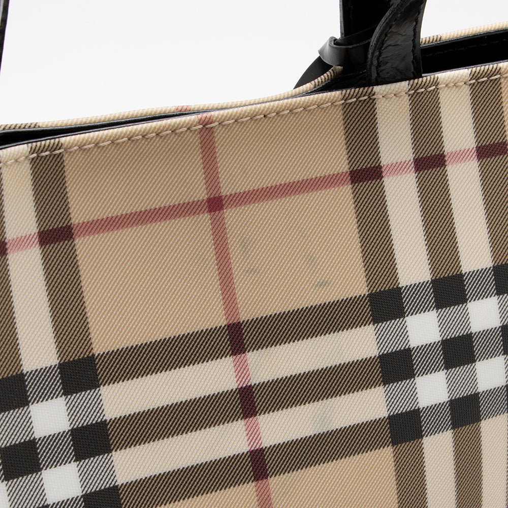 Burberry Nova Check Tote (SHF-15909)
