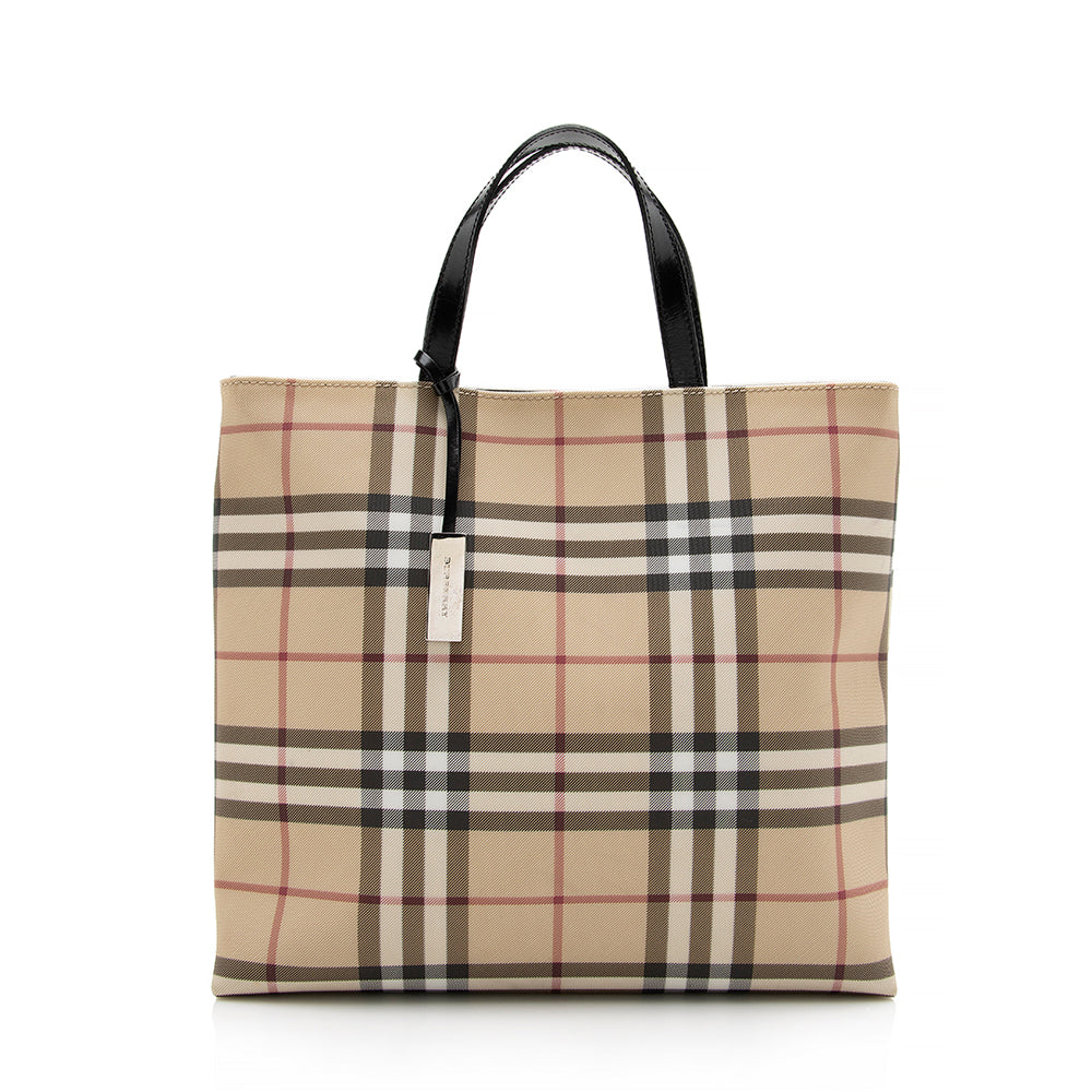 Burberry Nova Check Tote (SHF-15909)