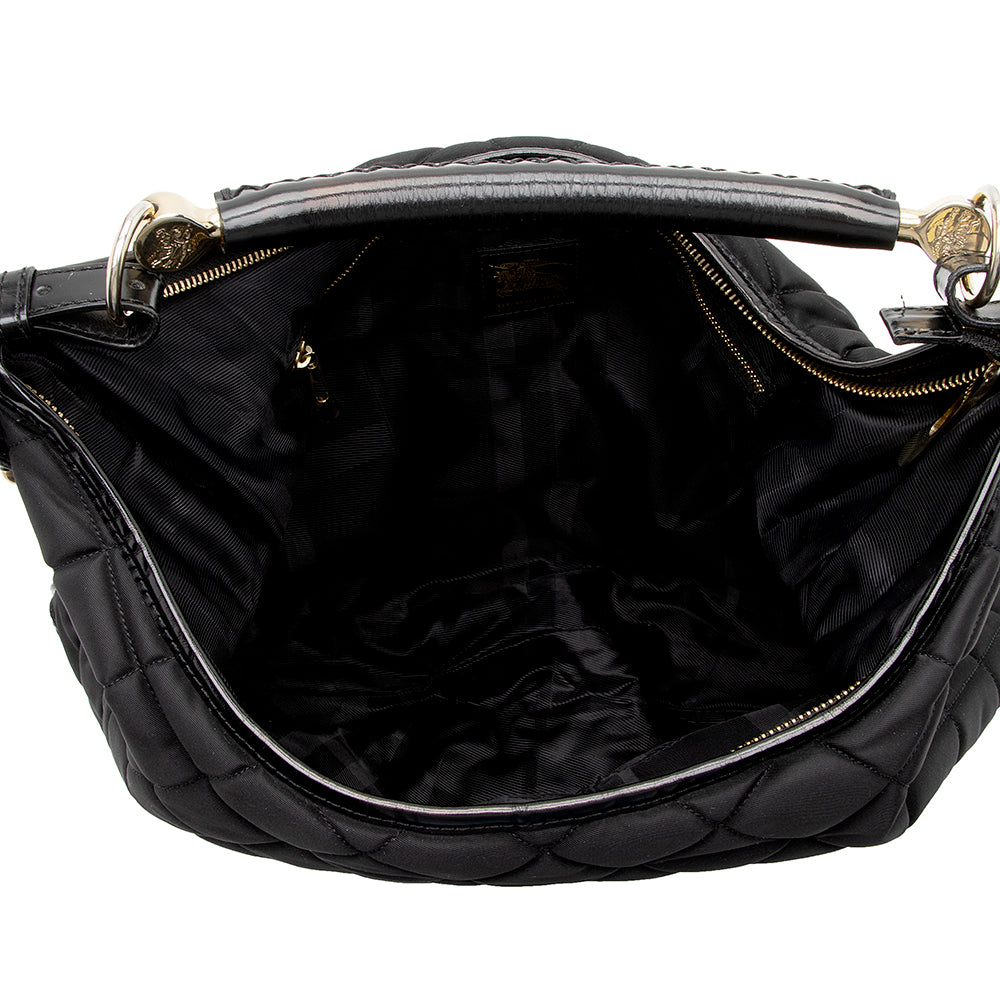 Burberry Nylon Hoxton Hobo (SHF-13792)
