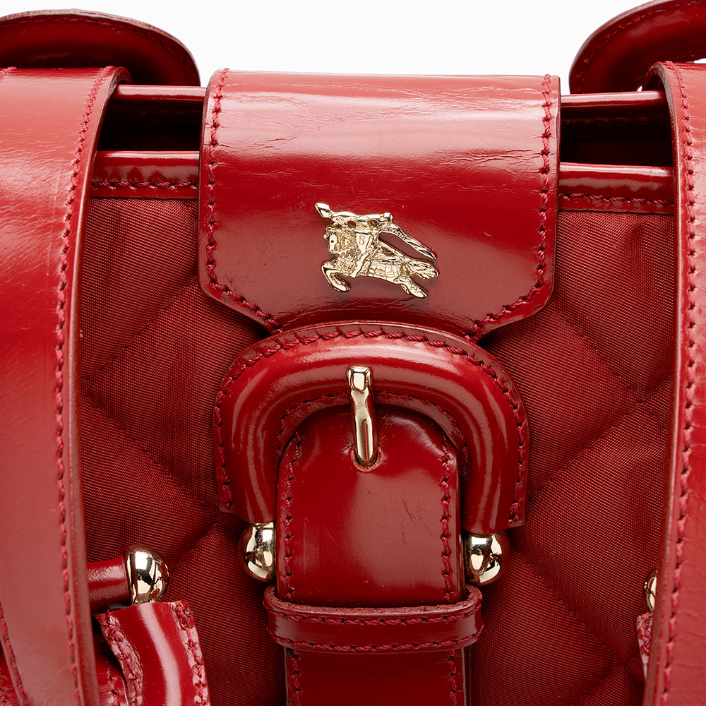 Burberry Nylon Quilted Tote (SHF-16328)