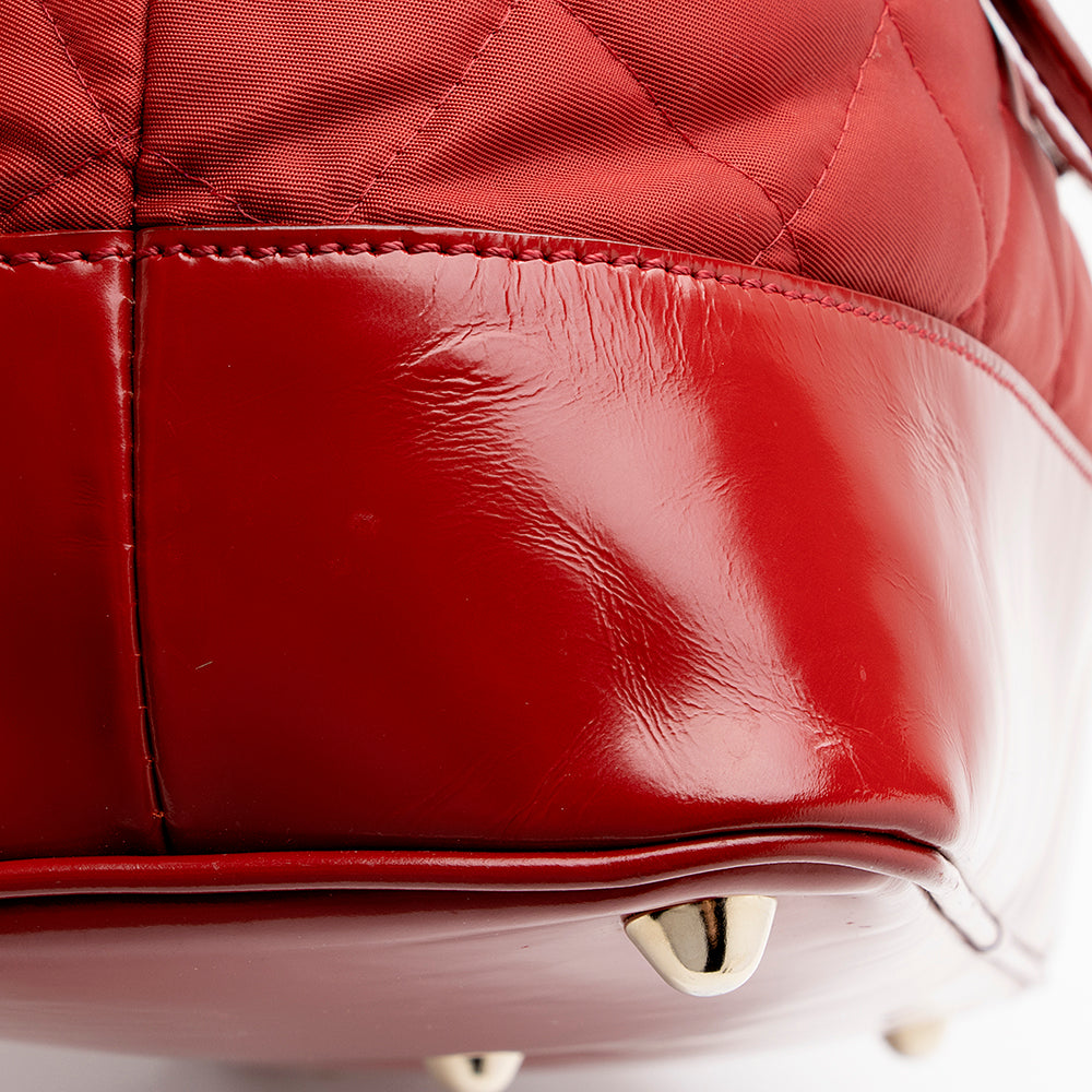 Burberry Nylon Quilted Tote (SHF-16328)