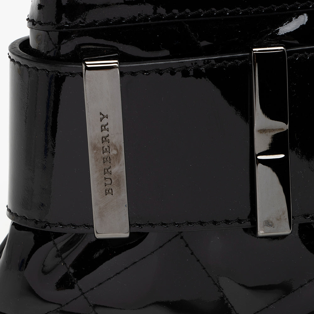 Burberry Patent Leather Buckle Small Shoulder Bag (SHF-15428)