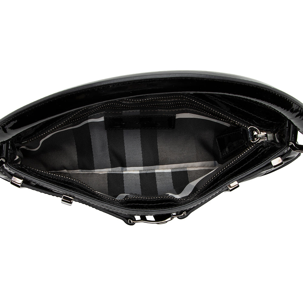 Burberry Patent Leather Buckle Small Shoulder Bag (SHF-15428)