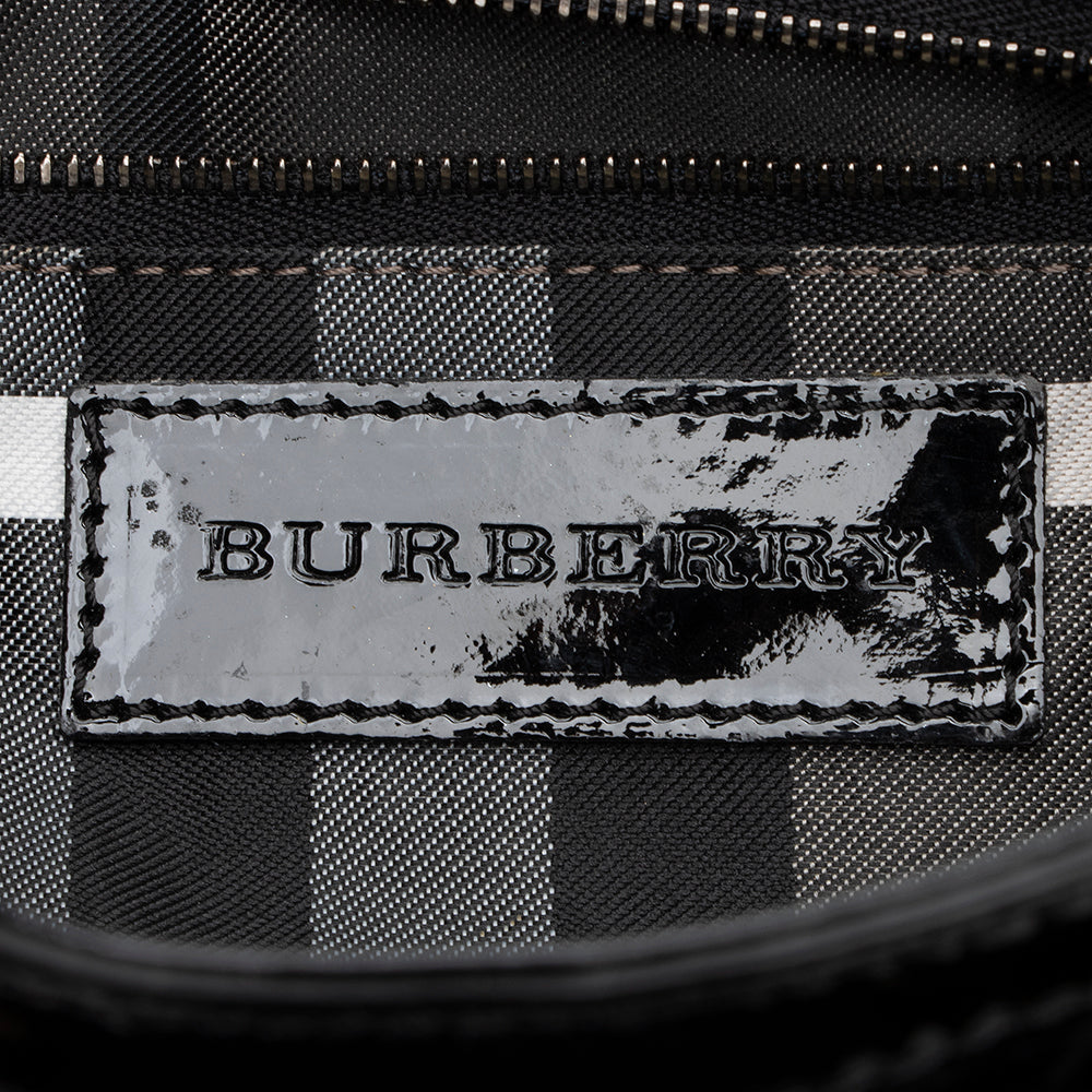 Burberry Patent Leather Buckle Small Shoulder Bag (SHF-15428)