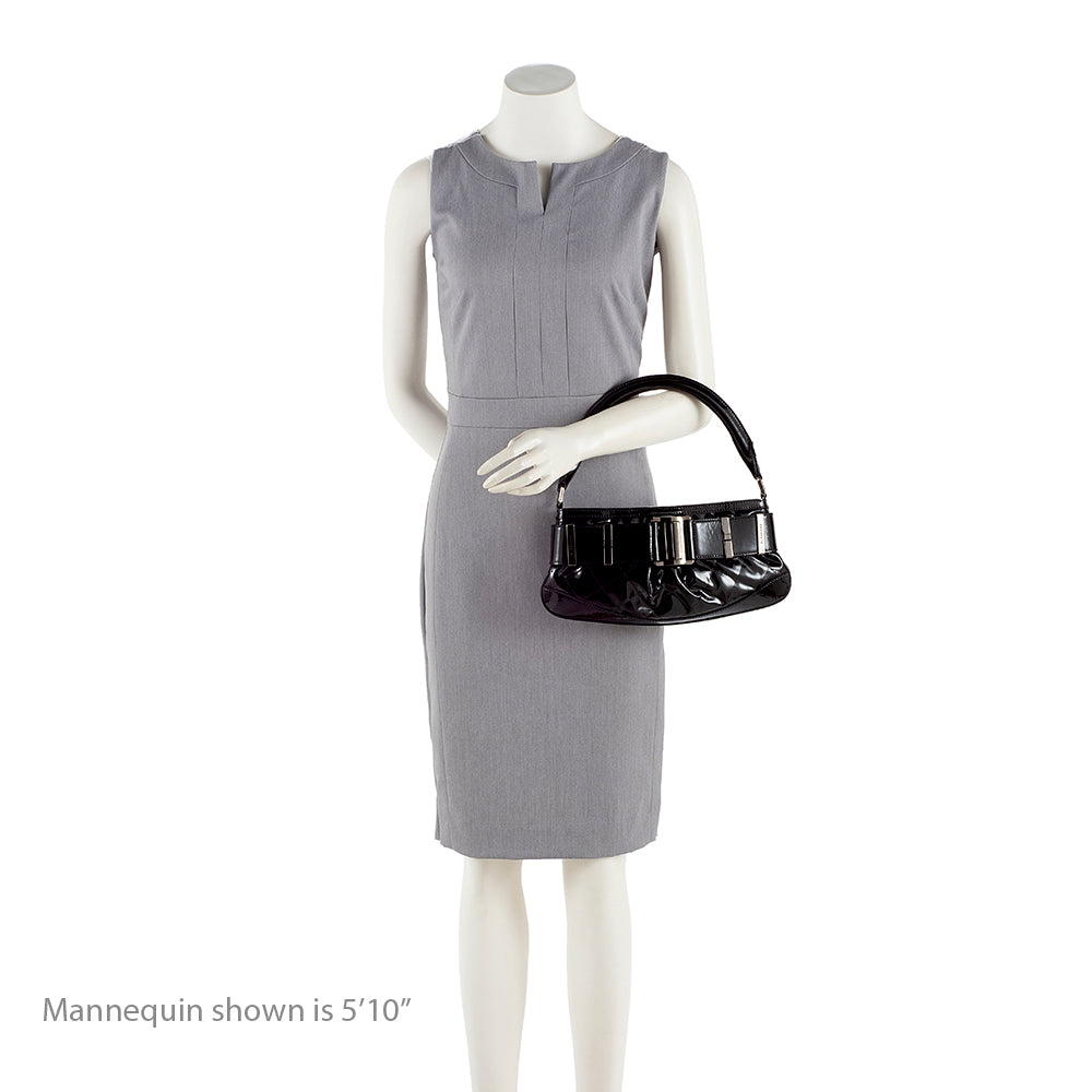 Burberry Patent Leather Buckle Small Shoulder Bag (SHF-15428)