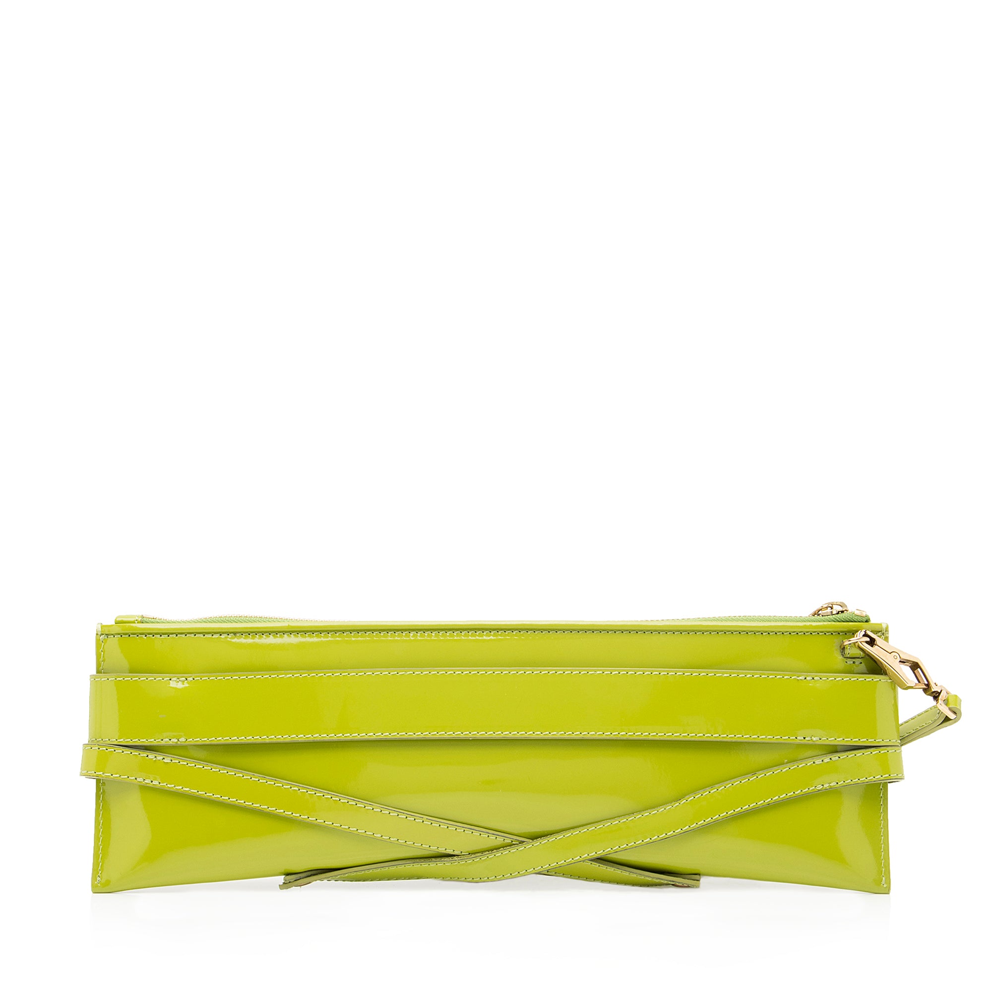 Burberry Patent Leather Parmoor Prorsum Clutch (SHF-23381)