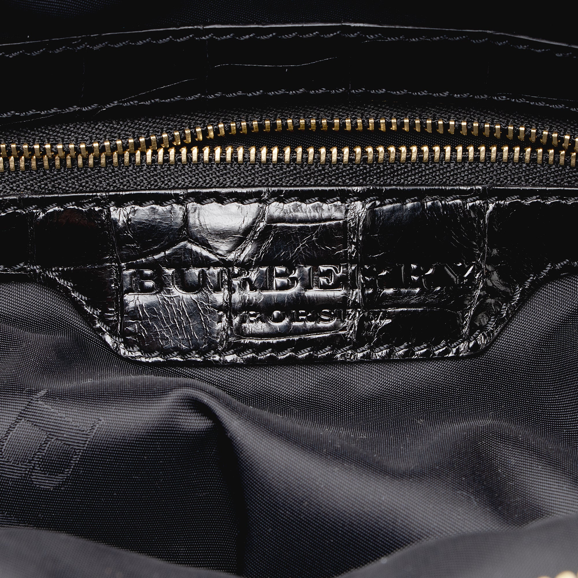 Burberry Prorsum Alpaca Alligator Suede Wilbur Crossbody Bag (SHF-22523)