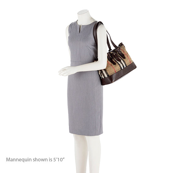 Burberry Quilted House Check Manor Tote - FINAL SALE (SHF-17164)