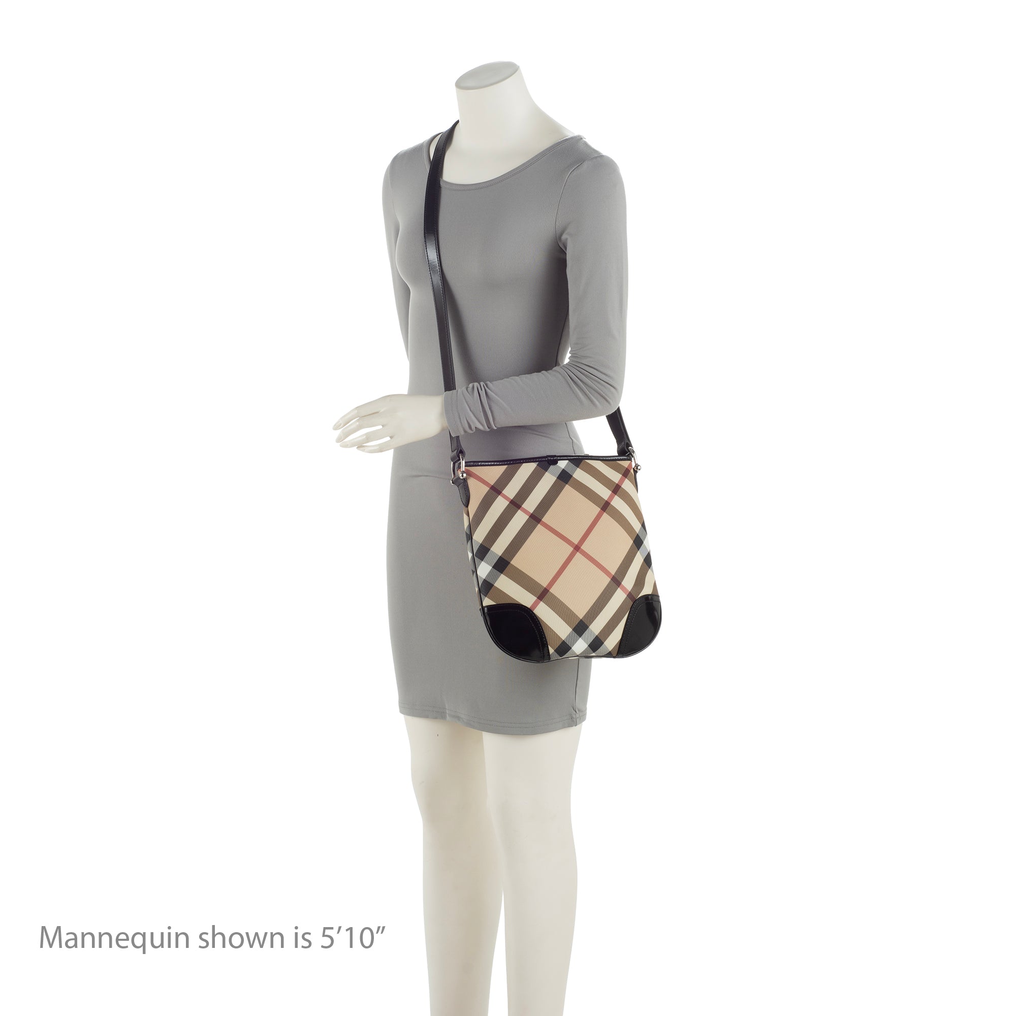 Burberry Super Nova Check Crossbody Bag (SHF-23854)