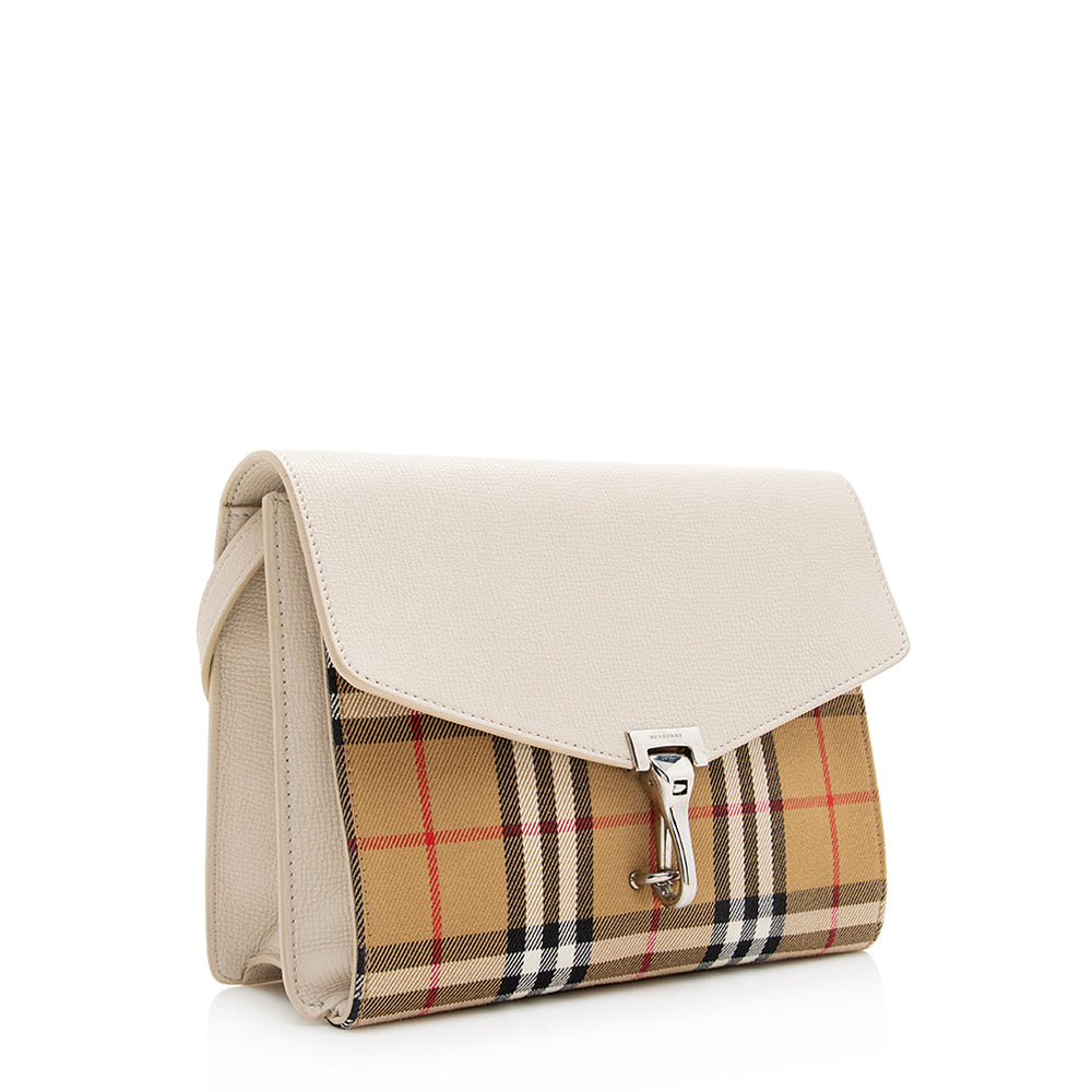 Burberry Vintage Check Macken Baby Crossbody Bag (SHF-19698)