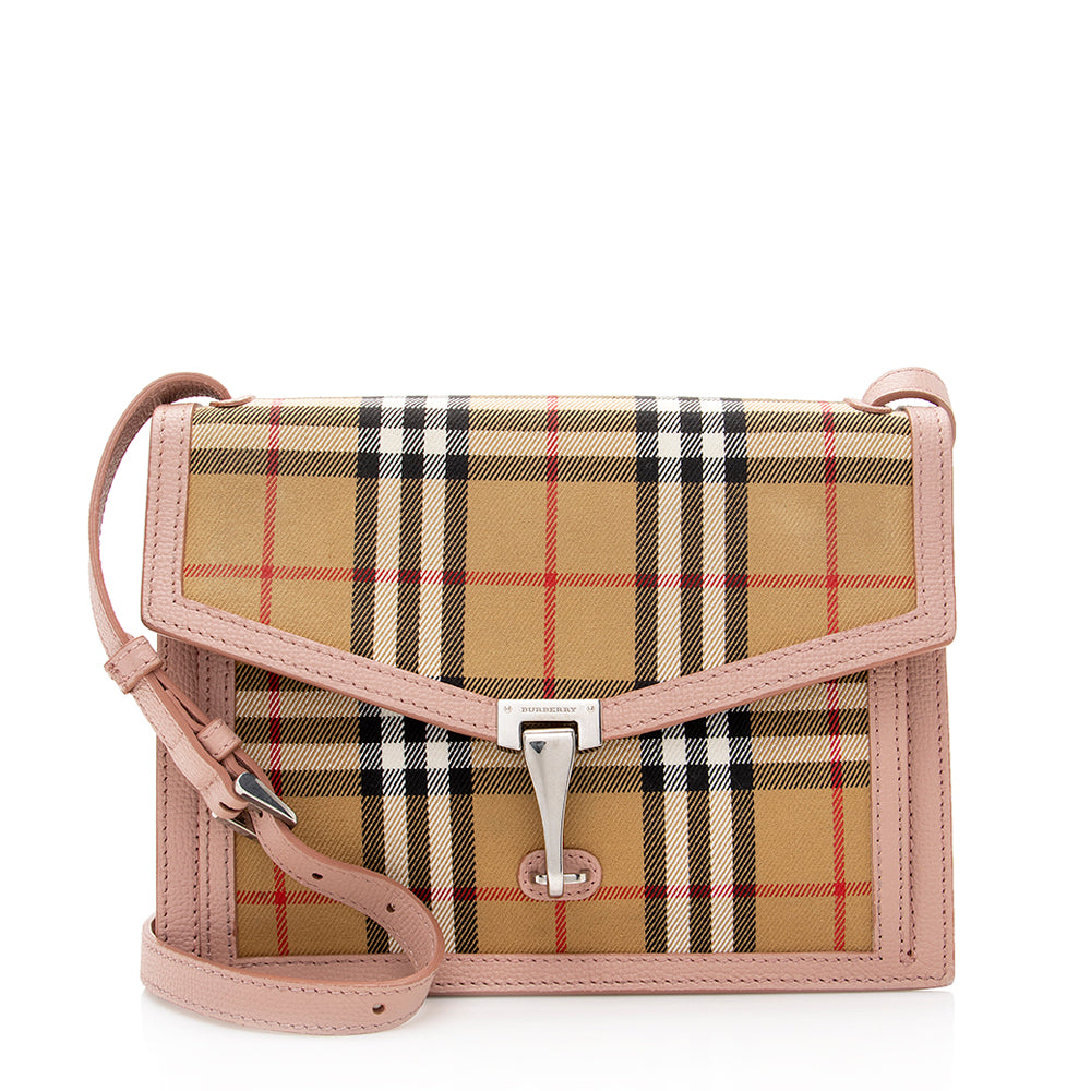 Burberry Vintage Check Macken Small Crossbody Bag (SHF-19564)