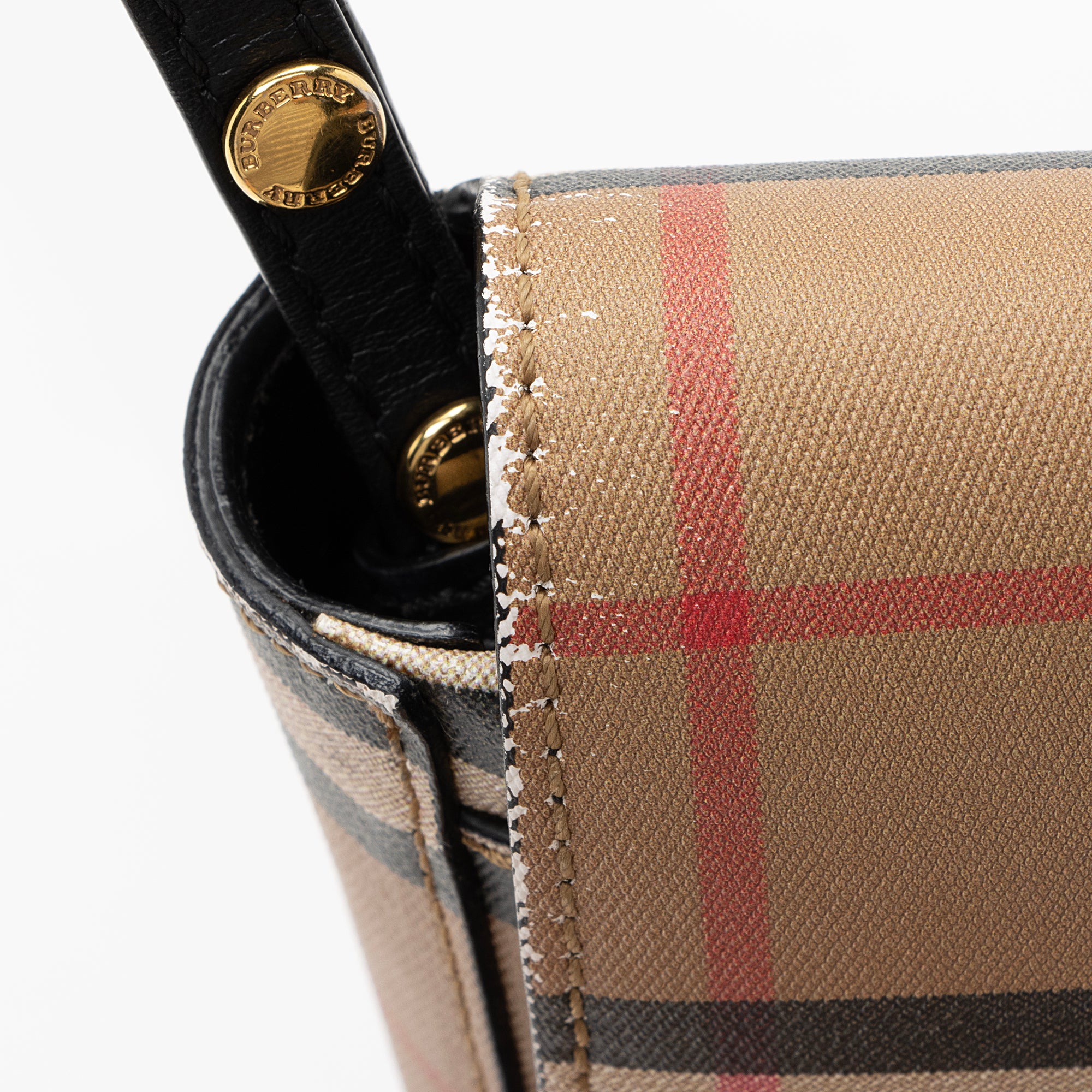 Burberry Vintage Check Wallet with Strap (SHF-22649)