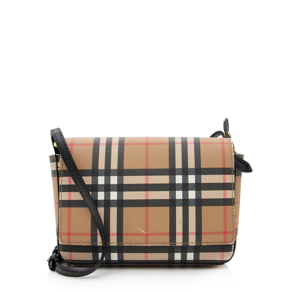 Burberry Vintage Check Wallet with Strap (SHF-22649)