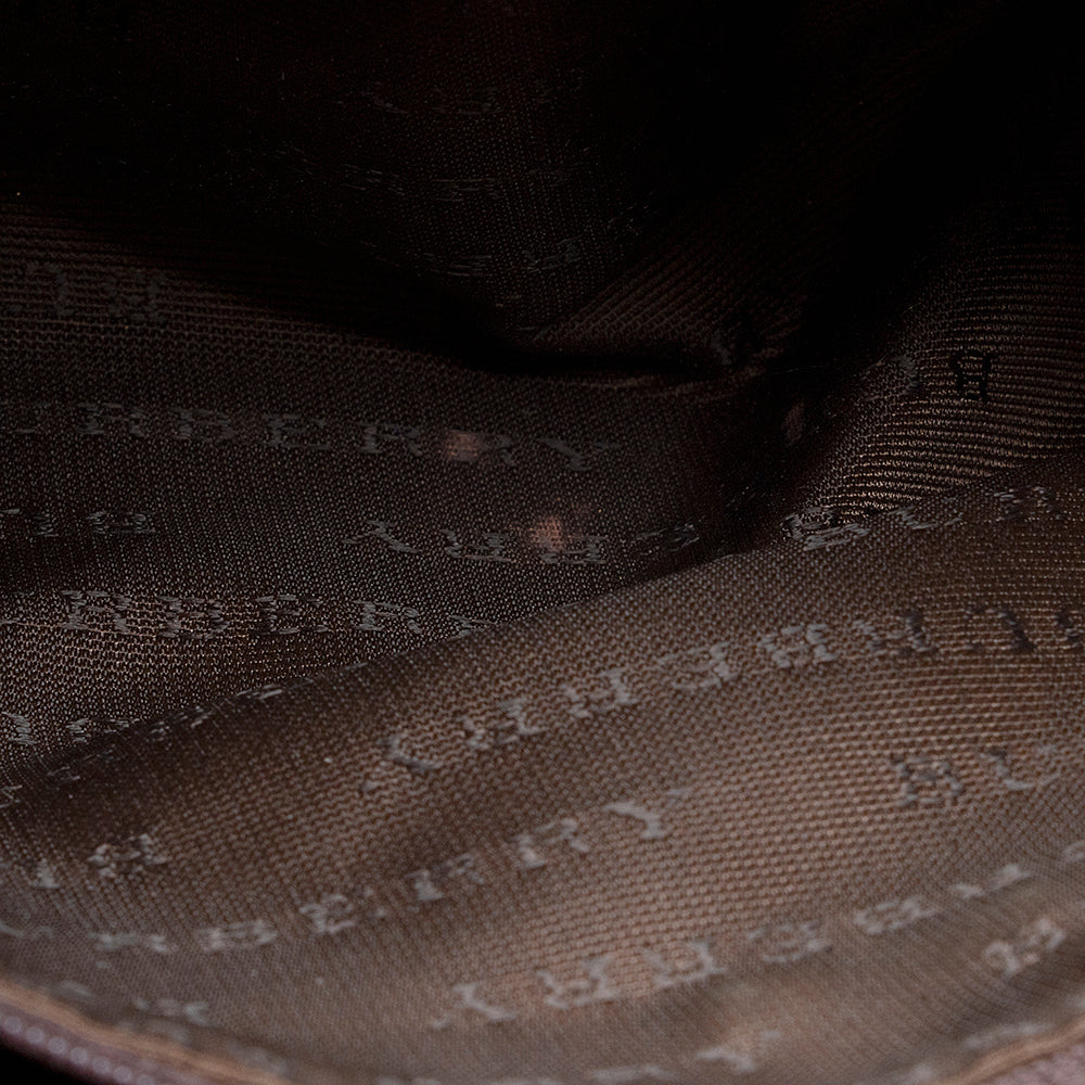 Burberry Vintage Haymarket Check Messenger Bag - FINAL SALE (SHF-18443)