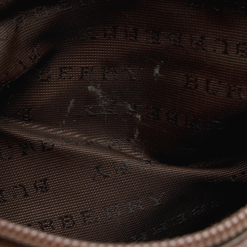 Burberry Vintage Haymarket Check Messenger Bag - FINAL SALE (SHF-18443)