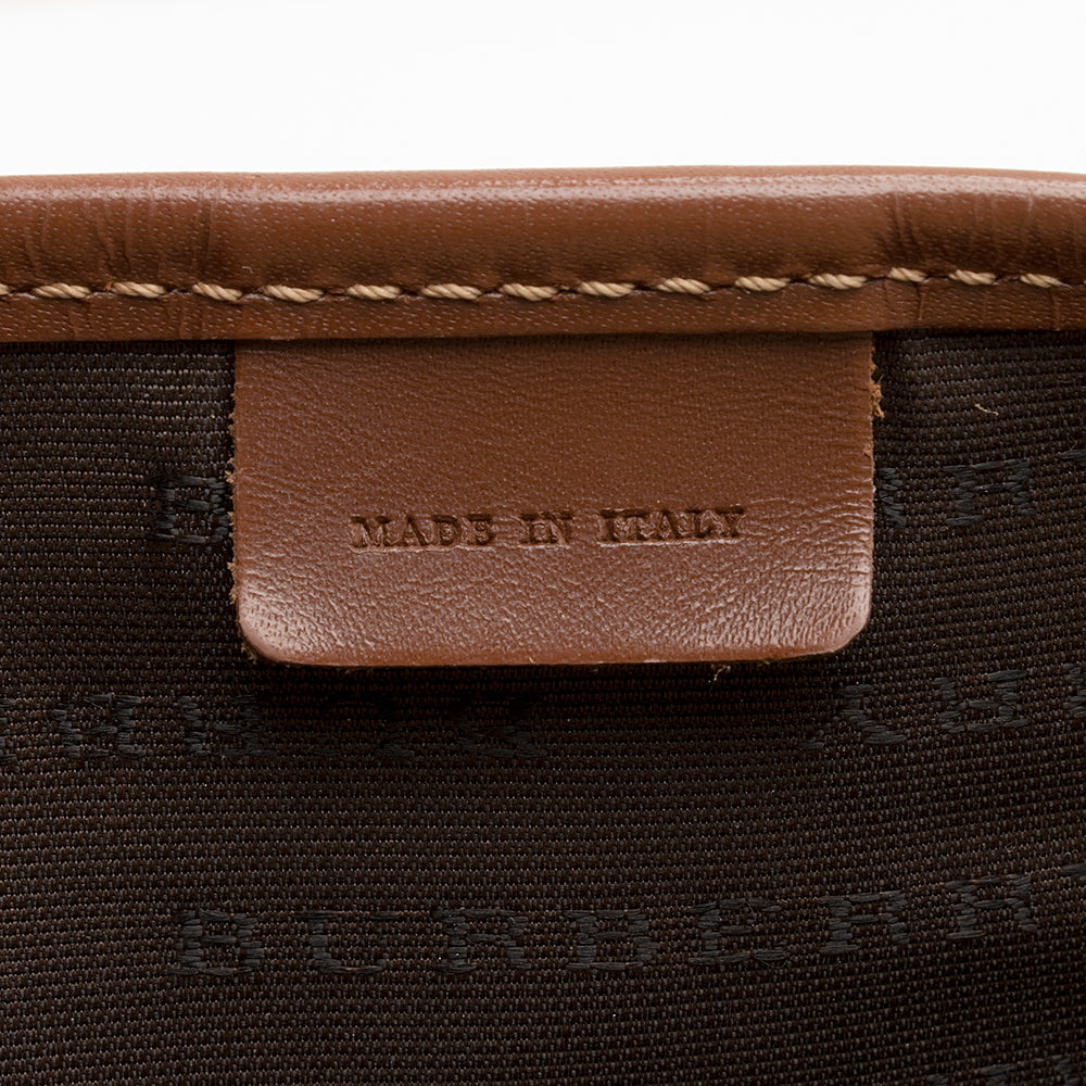 Burberry Vintage Haymarket Check Messenger Bag - FINAL SALE (SHF-18443)