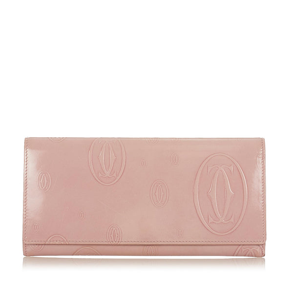 Cartier Happy Birthday Patent Leather Wallet (SHG-26111)