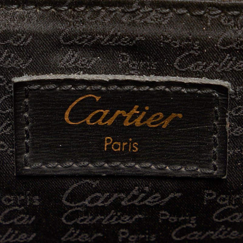 Cartier Leather Clutch Bag (SHG-27379)