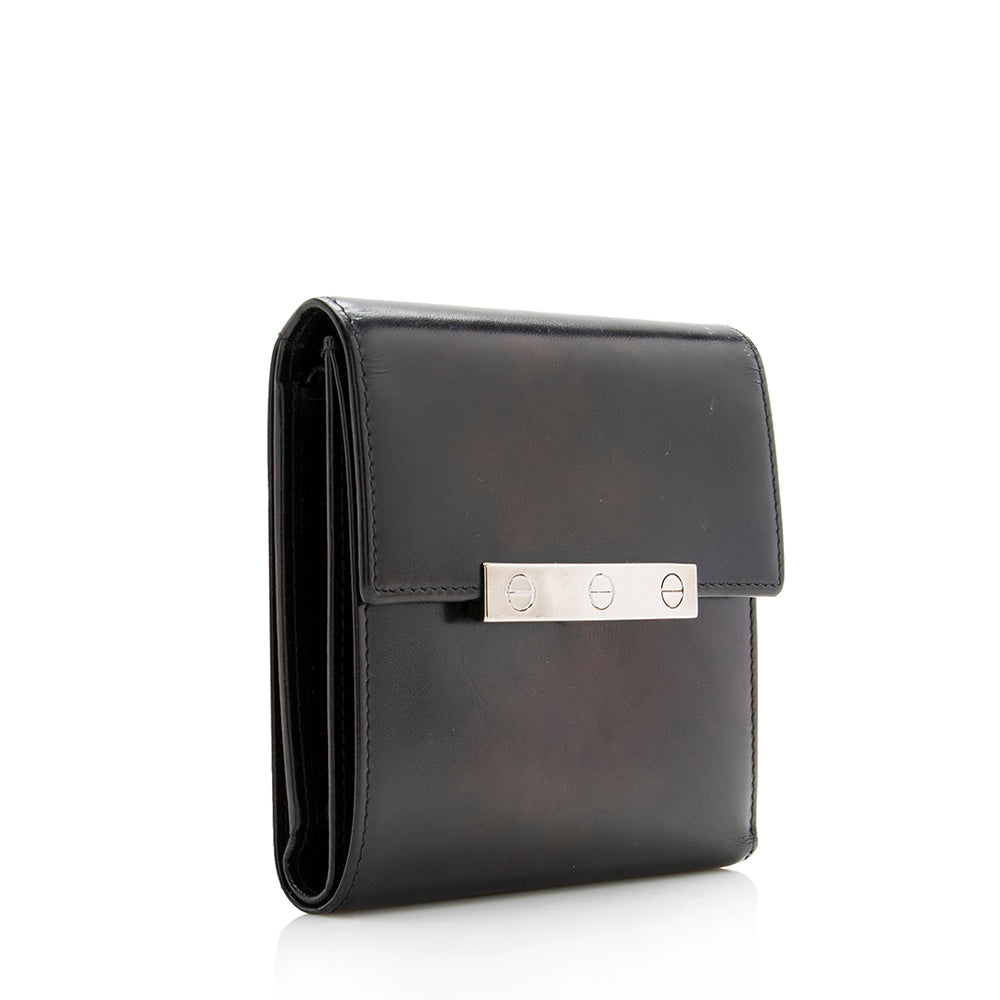 Cartier Leather Love Compact Wallet (SHF-17622)