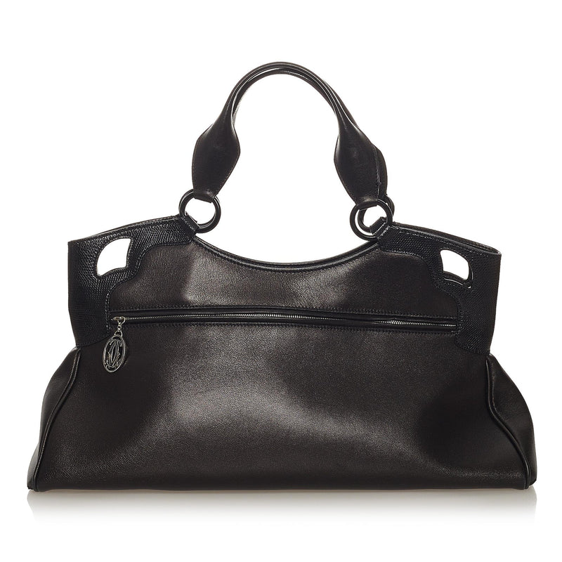 Cartier Marcello de Cartier Leather Shoulder Bag (SHG-27562)