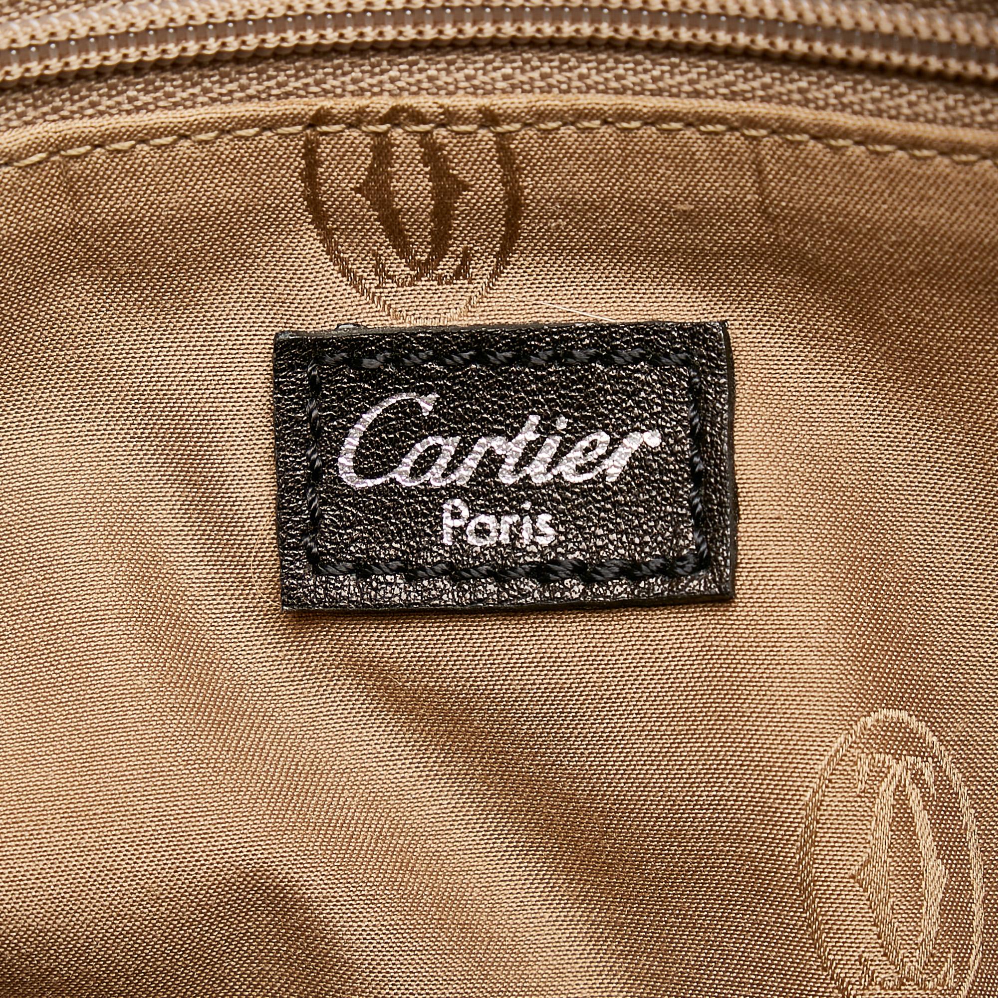 Cartier Marcello de Cartier Leather Shoulder Bag (SHG-27562)