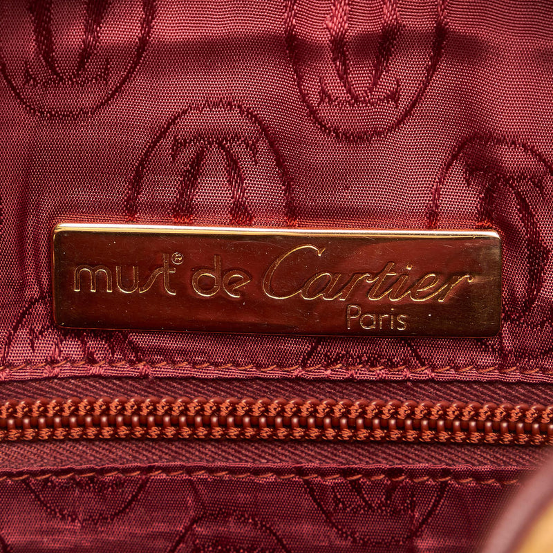 Cartier Must de Cartier Leather Crossbody Bag (SHG-27376)
