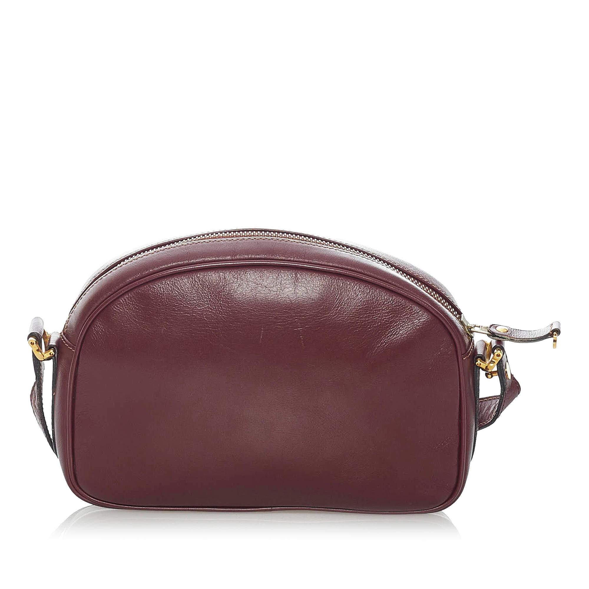 Cartier Must de Cartier Leather Crossbody Bag (SHG-31241)