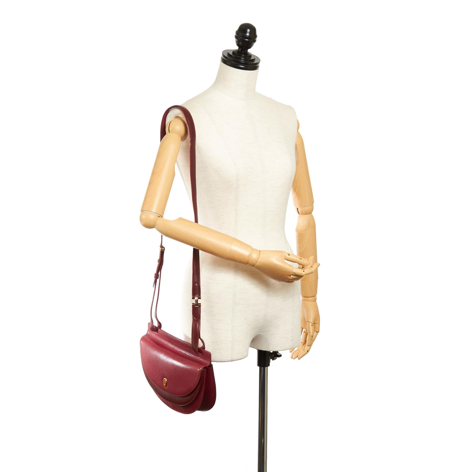 Cartier Must de Cartier Leather Crossbody Bag (SHG-31246)