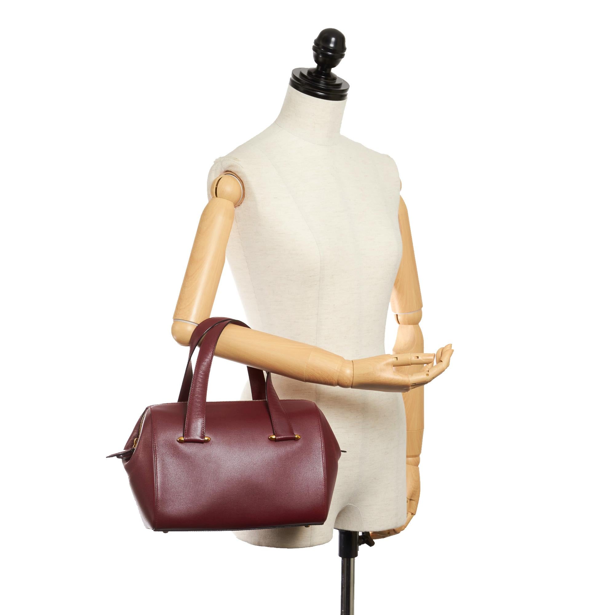 Cartier Must de Cartier Leather Handbag (SHG-29156)