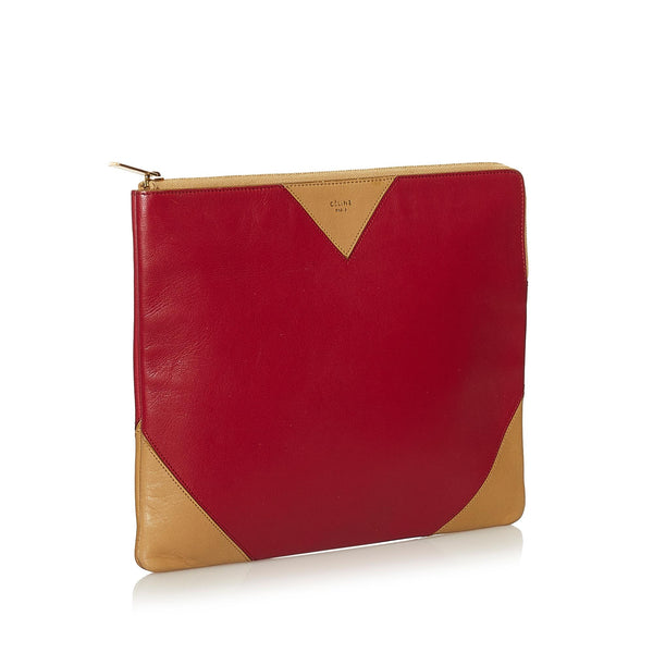 Celine Bicolor Coeur Leather Clutch Bag (SHG-34952) – LuxeDH