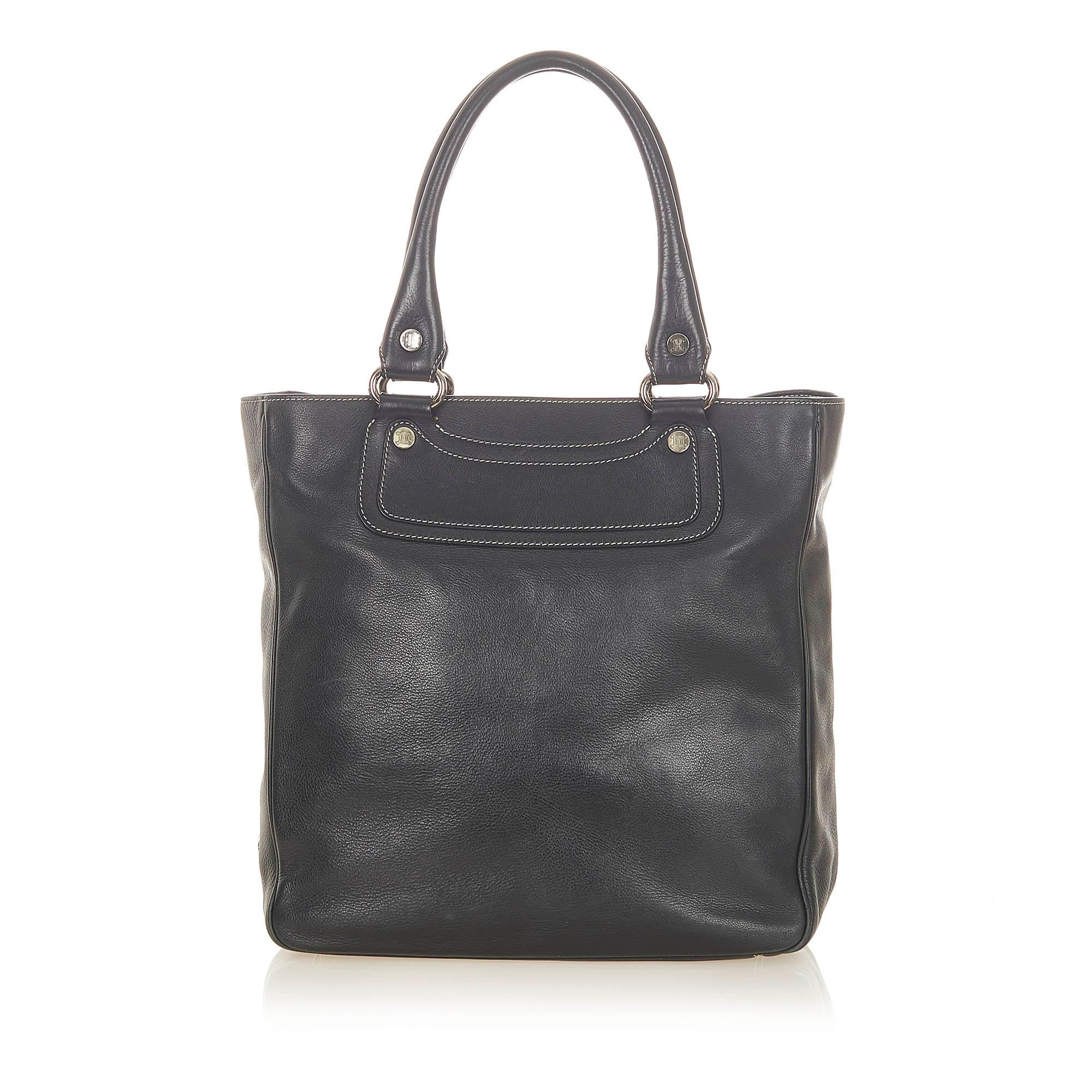 Celine Boogie Leather Tote Bag (SHG-37787)