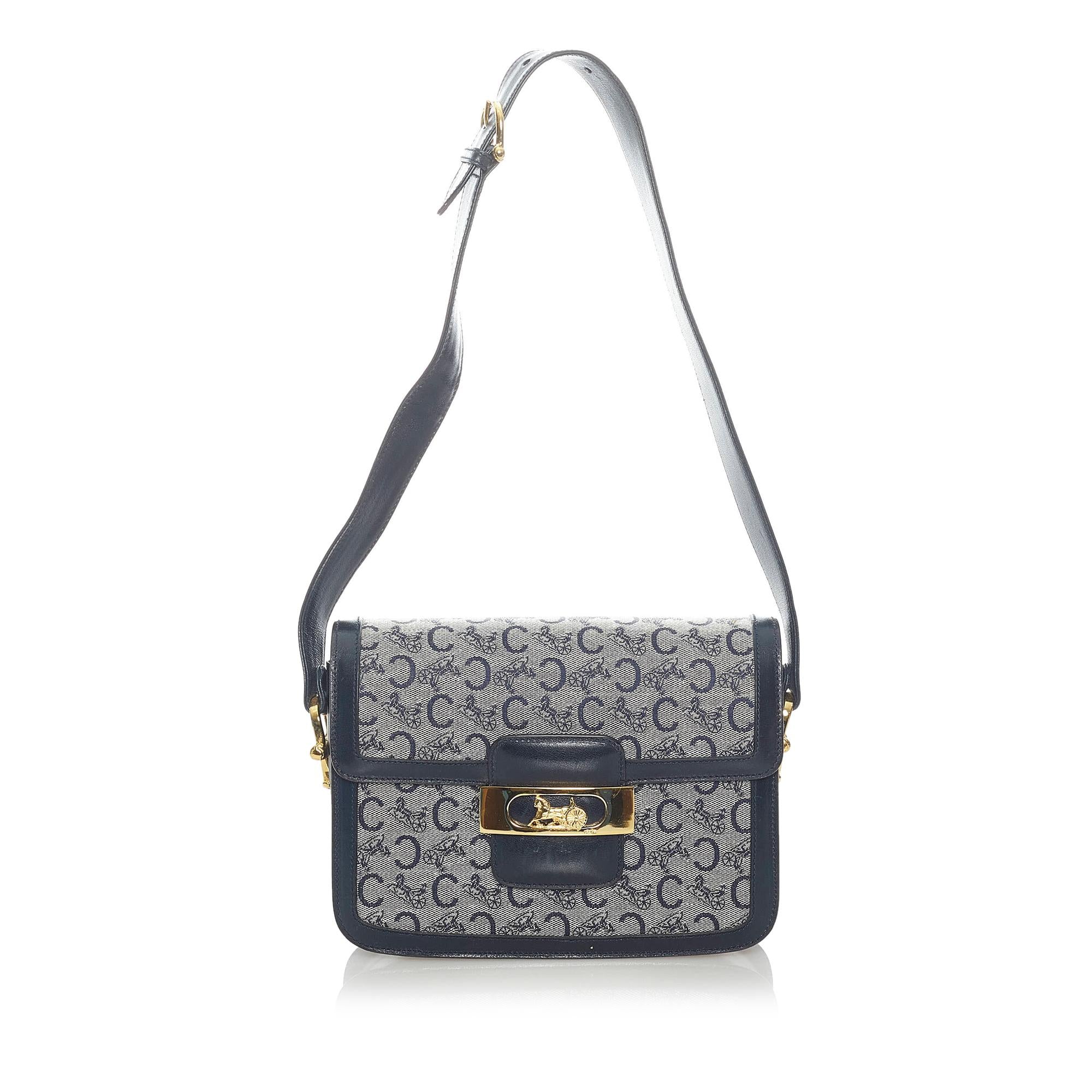 Celine C Macadam Horse Carriage Shoulder Bag (SHG-33233)