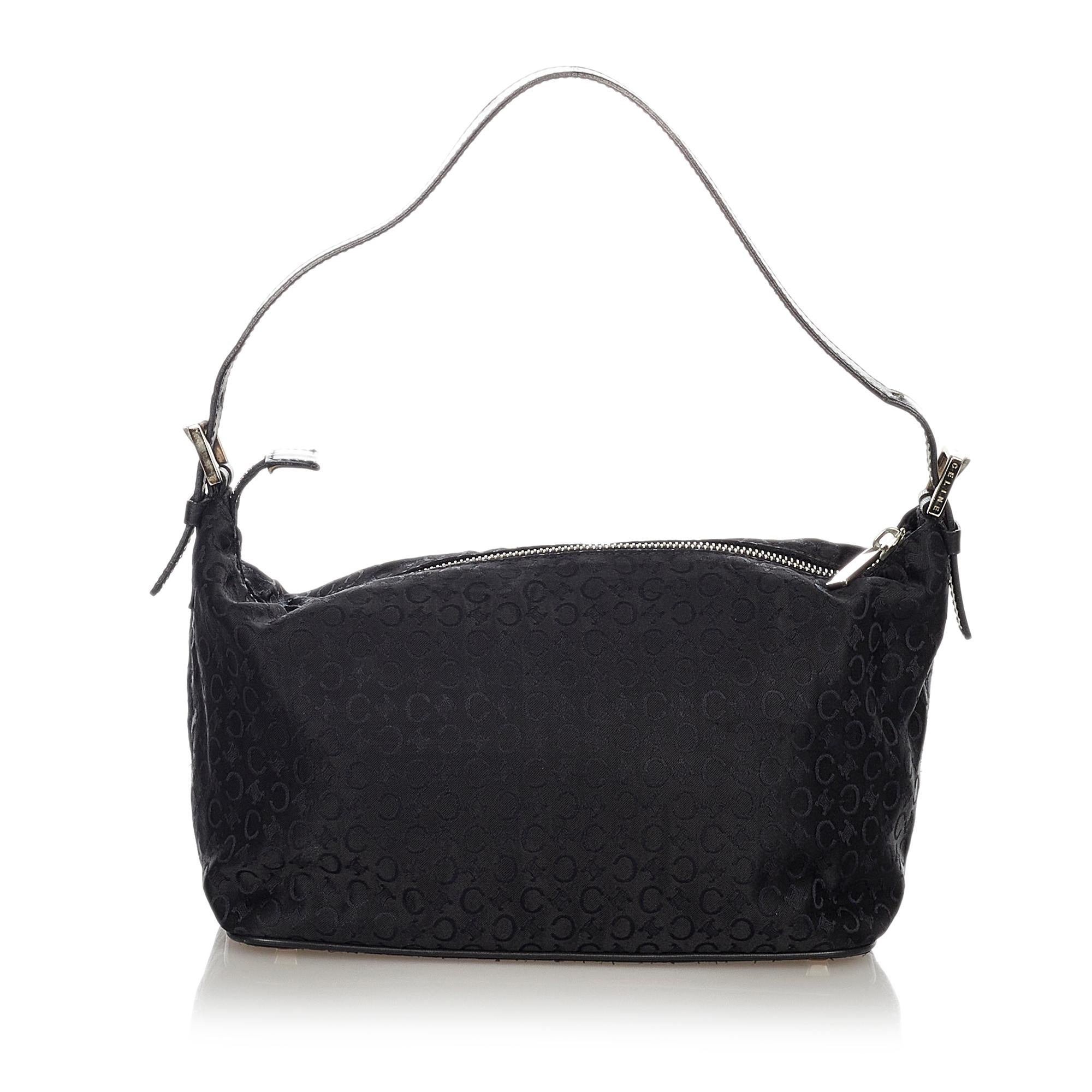 Celine C Macadam Nylon Shoulder Bag (SHG-23891)