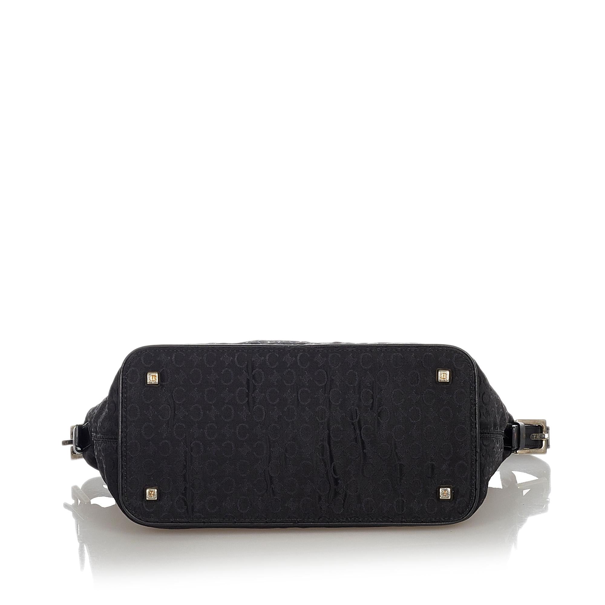 Celine C Macadam Nylon Shoulder Bag (SHG-23891)