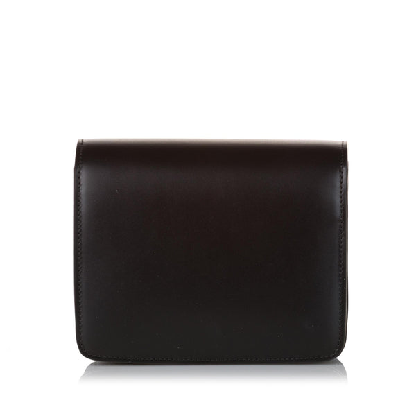 Celine Classic Box Small Leather Crossbody Bag (SHG-xZ7ige) – LuxeDH
