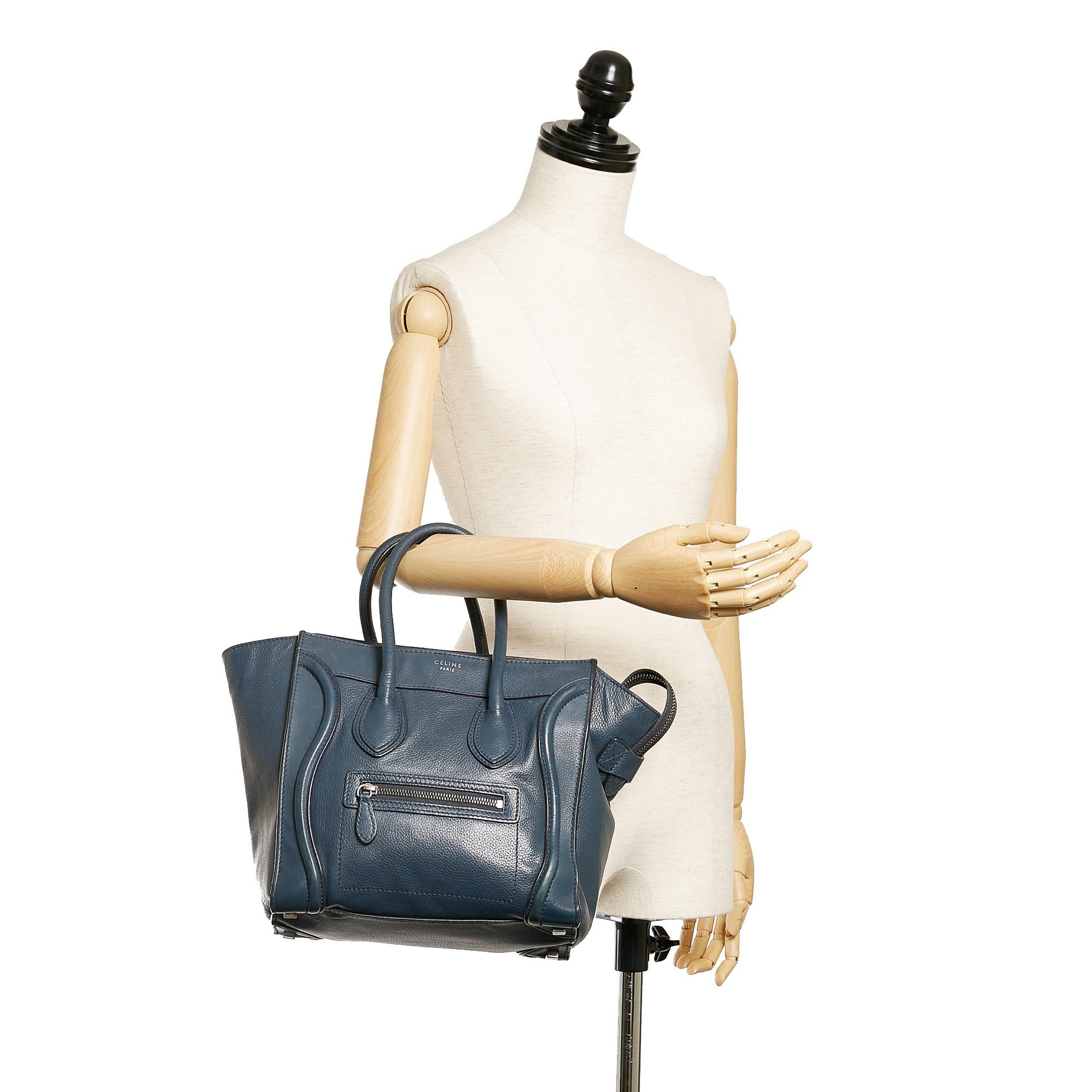 Celine Luggage Tote Leather Handbag (SHG-28127)