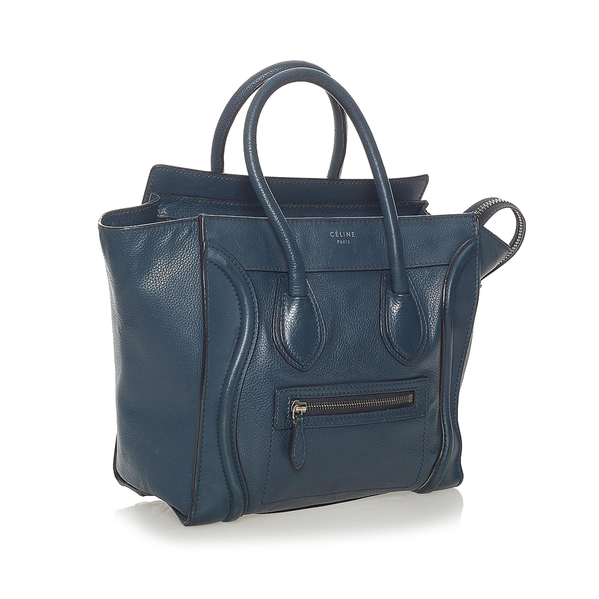 Celine Luggage Tote Leather Handbag (SHG-28127)