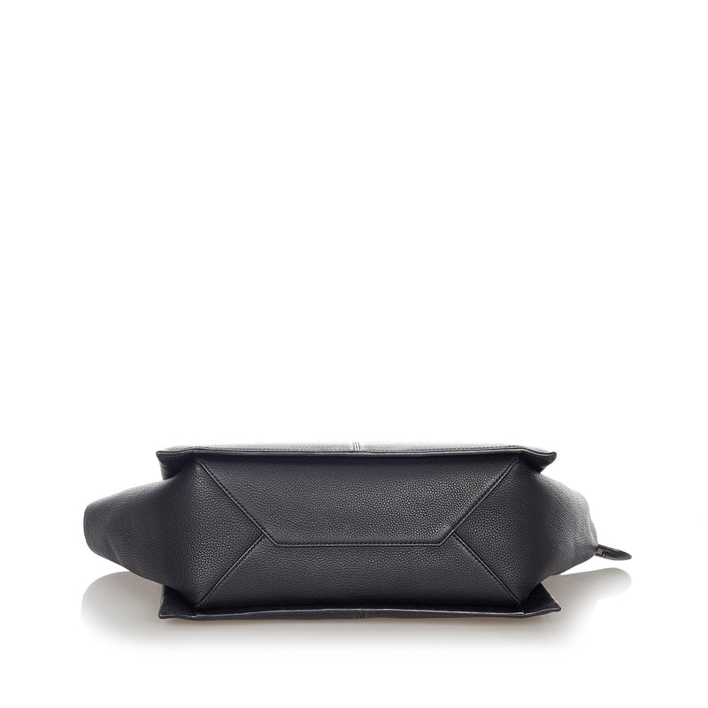 Celine Medium Trifold Leather Tote Bag (SHG-23594)