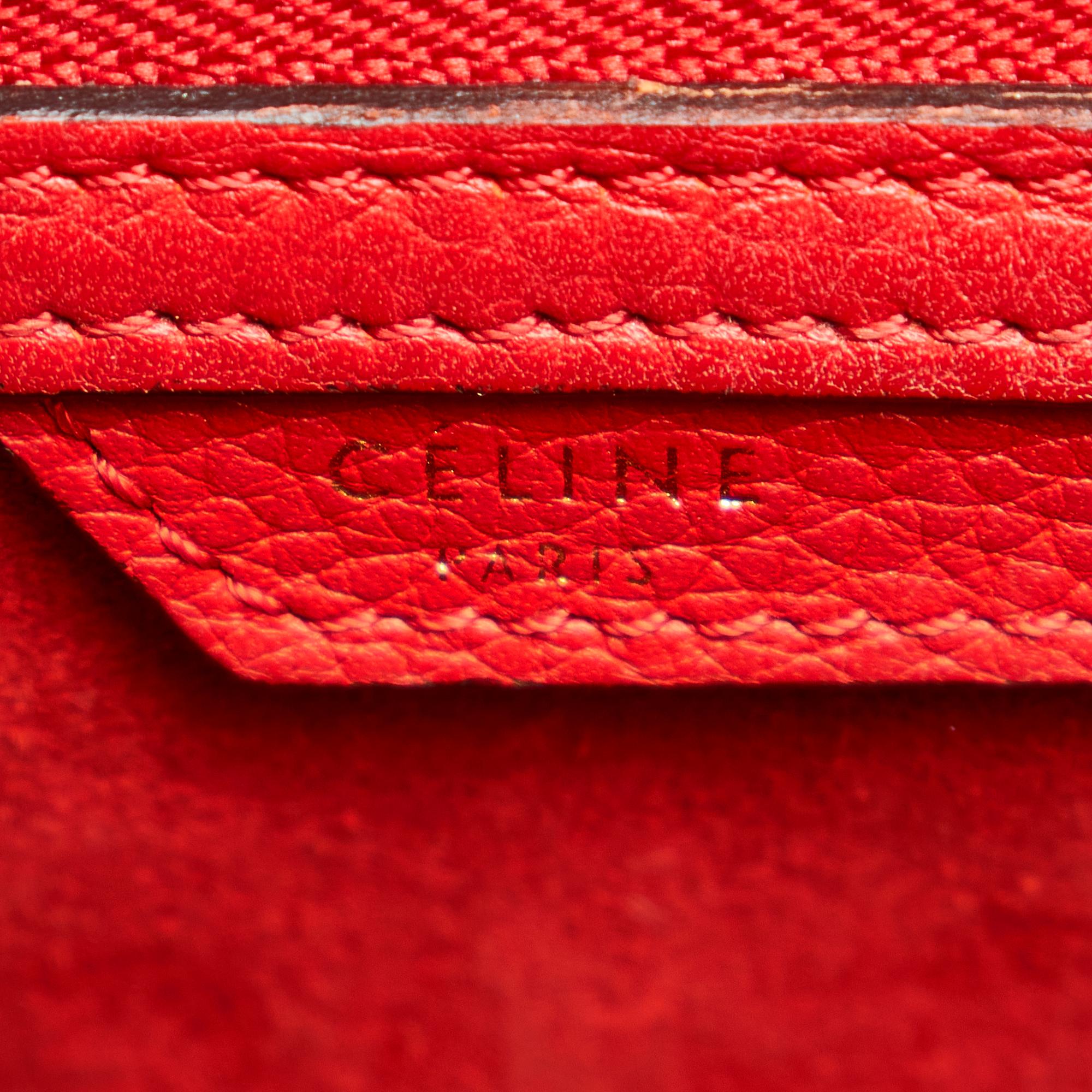 Celine Micro Luggage Leather Handbag (SHG-27191)